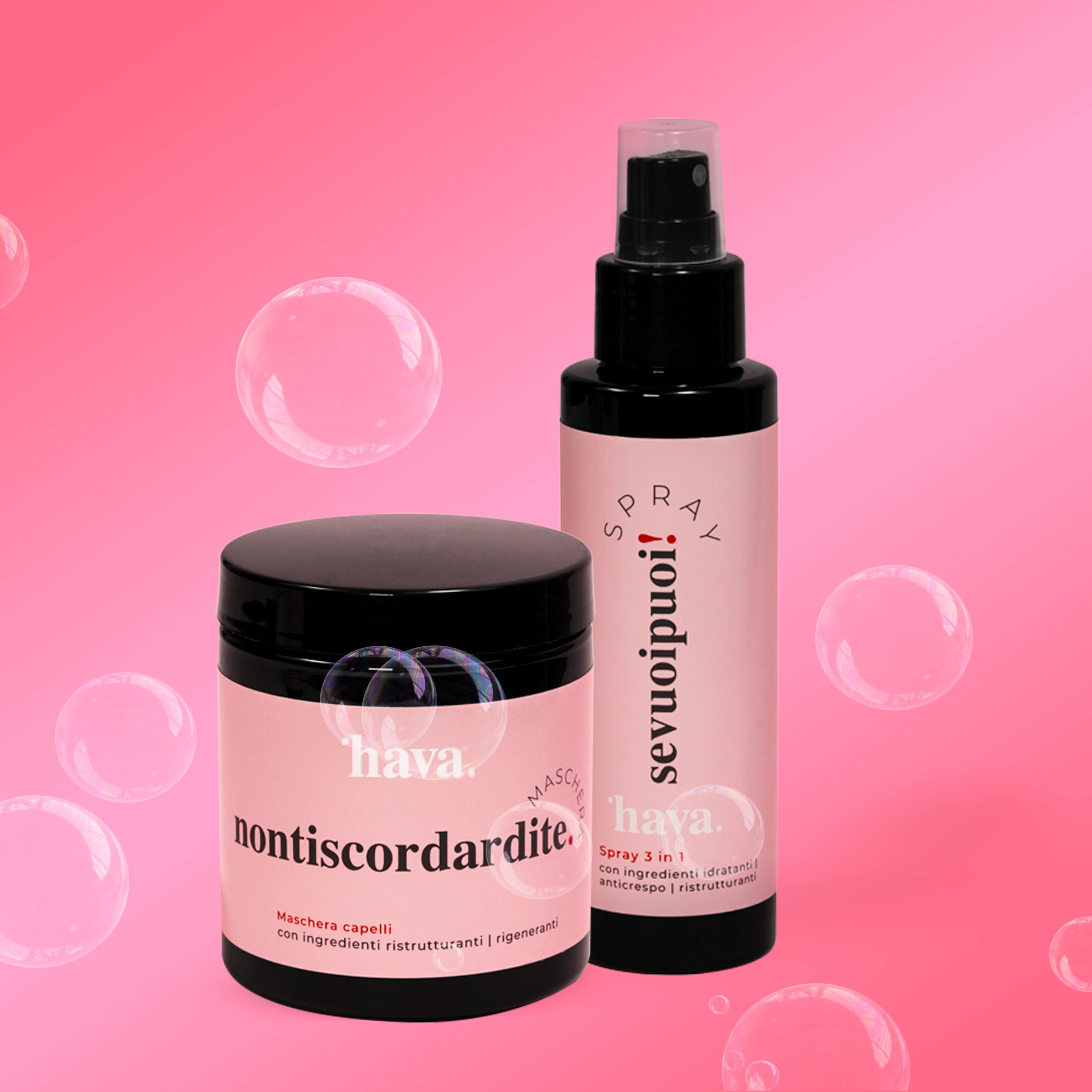 Maschera Riparatrice + Lozione spray 3 in 1