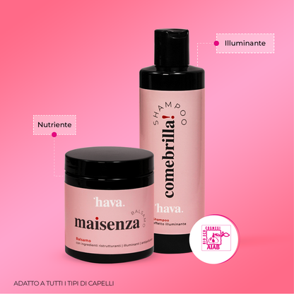 Shampoo Illuminante + Balsamo Nutriente